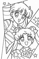 Sailor Moon Coloring Book Pages Stars Pixel Chic Usagi Total Couple Favorites Different Pretty There But Small sketch template