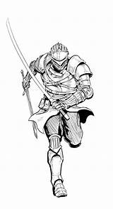 Souls Dark Knight Drawing Menaslg Armor Undead Chosen Deviantart Twitter Desenho Charge Di Ritter Fantasy Armadura Knights Cavaleiro Medievale Articolo sketch template