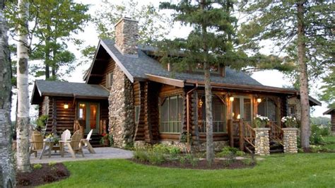 explore  rustic chic finishes   renovated  lakefront log home cabin style