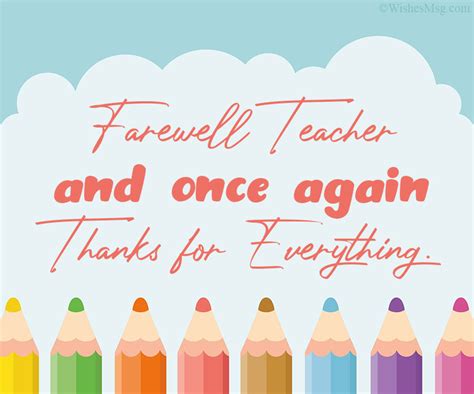 pin  farewell messages  teacher