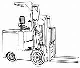 Drawing Forklift Getdrawings Fork Lift sketch template
