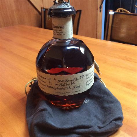 First Blanton S With A Sweet Bag Beats A Tube Whiskyporn