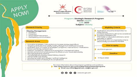strategic research projects program   health sector college
