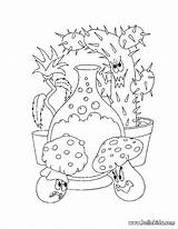 Halloween Coloring Enchanted Hellokids Potion Plants Pages Print Color sketch template