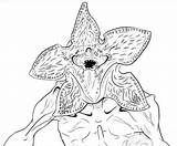 Demogorgon Monster Scribblefun Ausmalbilder Mandala Xcolorings sketch template