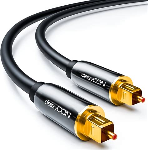deleycon  optical digital audio cable  amazoncouk electronics