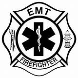 Emt Firefighter Maltese Responder Reflective Fireman sketch template
