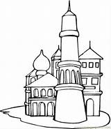 Coloring Russia Pages Kremlin Hundertwasser Russian Kids Color Printable Popular Ausmalbilder Coloringpages101 Architecture Malvorlagen Clipart Flag House Library Countries ähnliches sketch template