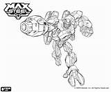 Max Steel Coloring Pages Android Thunderman Pheobe Dredd Template sketch template