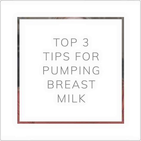 Top Tips For Pumping Breast Milk — Suzane Bacelar Films Videos Photos