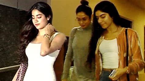 sridevi s dinner date with daughters jhanvi kapoor and khushi kapoor youtube