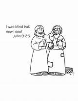 Jesus Blind Man Heals Bible Coloring Pages Kids Lesson Sabbath School Colouring Bartimaeus Children Choose Board sketch template