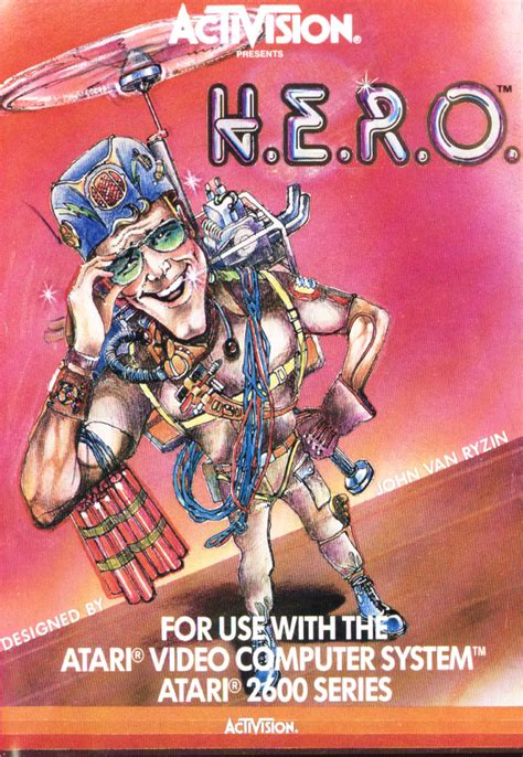 hero  atari  box cover art mobygames