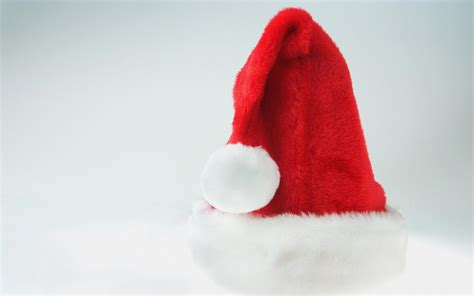 red christmas hat beautiful hd wallpaper