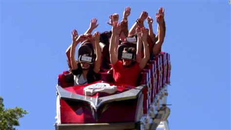 9 Virtual Reality Roller Coasters Debut At Six Flags Parks Cnn Travel