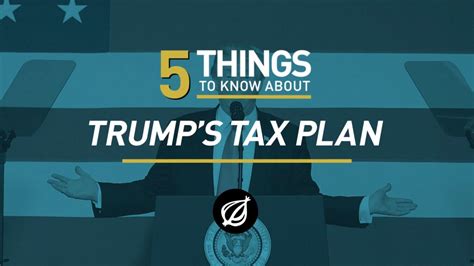5 Things To Know About Trump’s Tax Plan