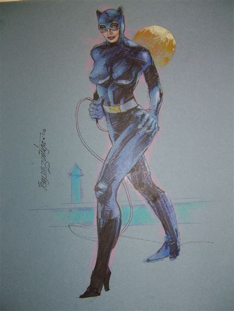 Catwoman By Dezuniga In Ted Lanting S Tony Dezuniga Gallery Comic Art