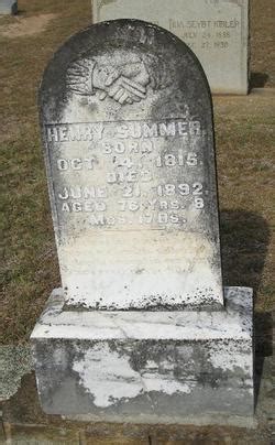 henry summer   find  grave memorial