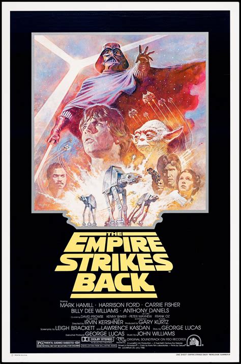 empire strikes  vintage   poster