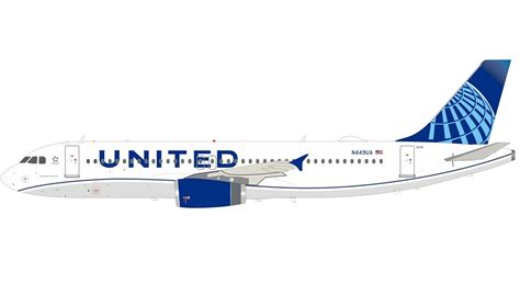 united airlines  livery airbus   nua  stand inflight ifua scale