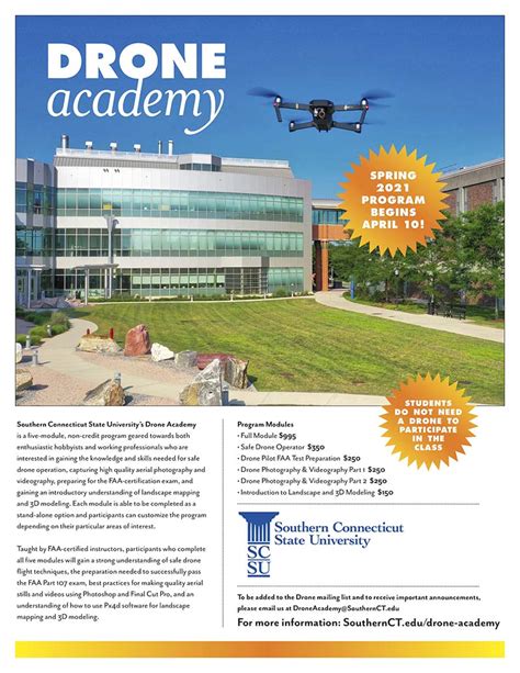 drone academy offers training  aerial photography scsu journalism