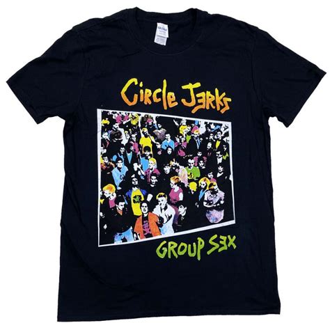 サークル ジャークス・circle jerks・group sex・uk版・tシャツ・ロックtシャツ・バンドtシャツ circlejer