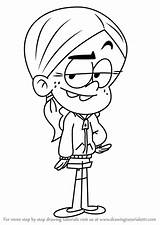 Loud House Ronnie Anne Draw Santiago Drawing Cartoon Learn Step sketch template