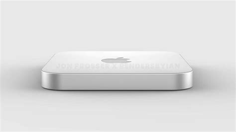 apples high  mac mini  feature plexiglass  top thinner design  magnetic charging port