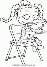 Rugrats Coloring Pages Hey Arnold Phoebe Template Books Printable Ratings Yet Cat sketch template