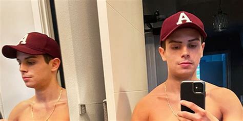 jake t austin shows off his buff shirtless body in mirror selfie