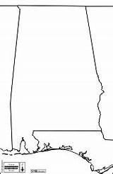 Alabama Maps Outline Map Boundaries America Usa Cities Main Counties sketch template