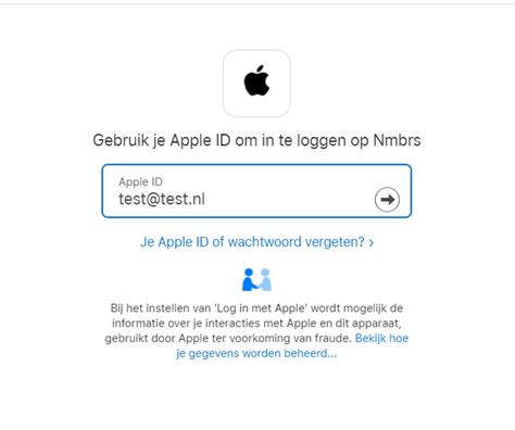inloggen met een apple id visma nmbrs payroll nl