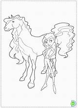 Horseland Coloring Pages Printable Line Library Clipart Popular sketch template