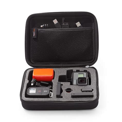 amazon basics small carrying case  gopro  accessories      inches black buy