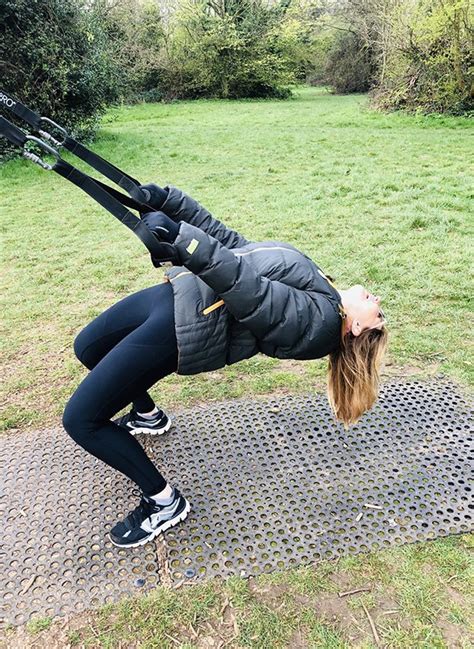 carol vorderman shows off very flexible moves in skintight lycra for