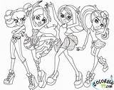Monster Coloring High Pages Dance Printable Dolls Class School Musical Characters Colouring Da Coloring99 Print Popular Colorare Library Draculaura Kids sketch template