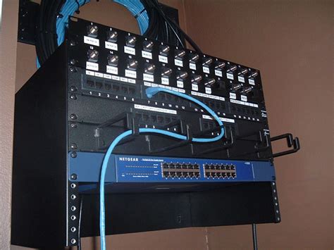 show   rack home network server room wall paneling