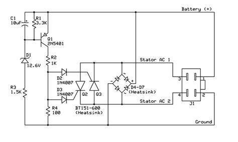 regulator rectifier wiring