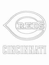 Reds Cincinnati Logo Coloring Pages Printable Mlb Supercoloring Tattoo Logos Printables Kids Categories Baseball Skyline Red sketch template