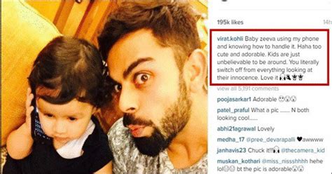 Virat Kohli Posts Picture With Dhoni S Daughter On Instagram