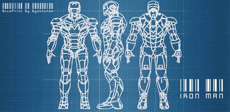 ironman blueprint  byakkuran  deviantart