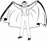 Coloring Pages Dracula Vampire Clipart Outline Printable Halloween Kids Count Clip Coloring4free Cliparts Sketch Cartoon Blood Scary Realistic Library Print sketch template