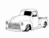 Truck Coloring Chevy Trucks Pages Pickup Old Drawings Cars Classic C10 Pencil Car Cool Pickups Vintage Cartoon Gmc Choose Board sketch template