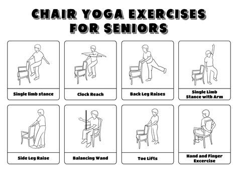 20 best printable chair yoga exercises for seniors pdf for free at