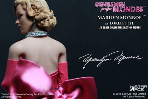 Marilyn Monroe Lorelei Lee Pink Dress 1 6 Scale 29cm Star Ace Gam Store