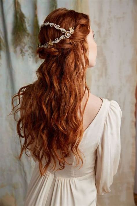 25 best half up half down wedding hairstyles hairdo