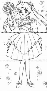 Coloring Matsuri Tsuki Moon Sailor Pages Board Sailormoon Book Choose Archive Chibi sketch template