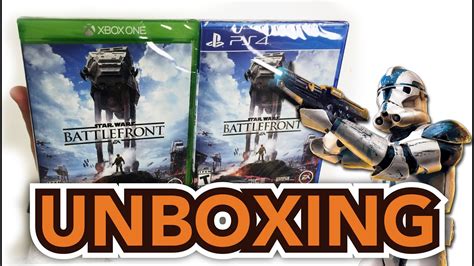 Star Wars Battlefront Ps4 Xbox One Unboxing Youtube