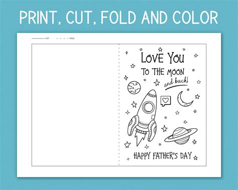 fathers day card  kids printable fathers day etsy uk