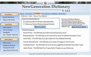 Dictionary .NET screenshot #5